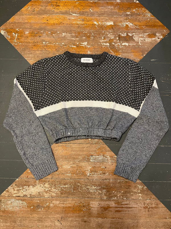 CROP KNIT SWEATER