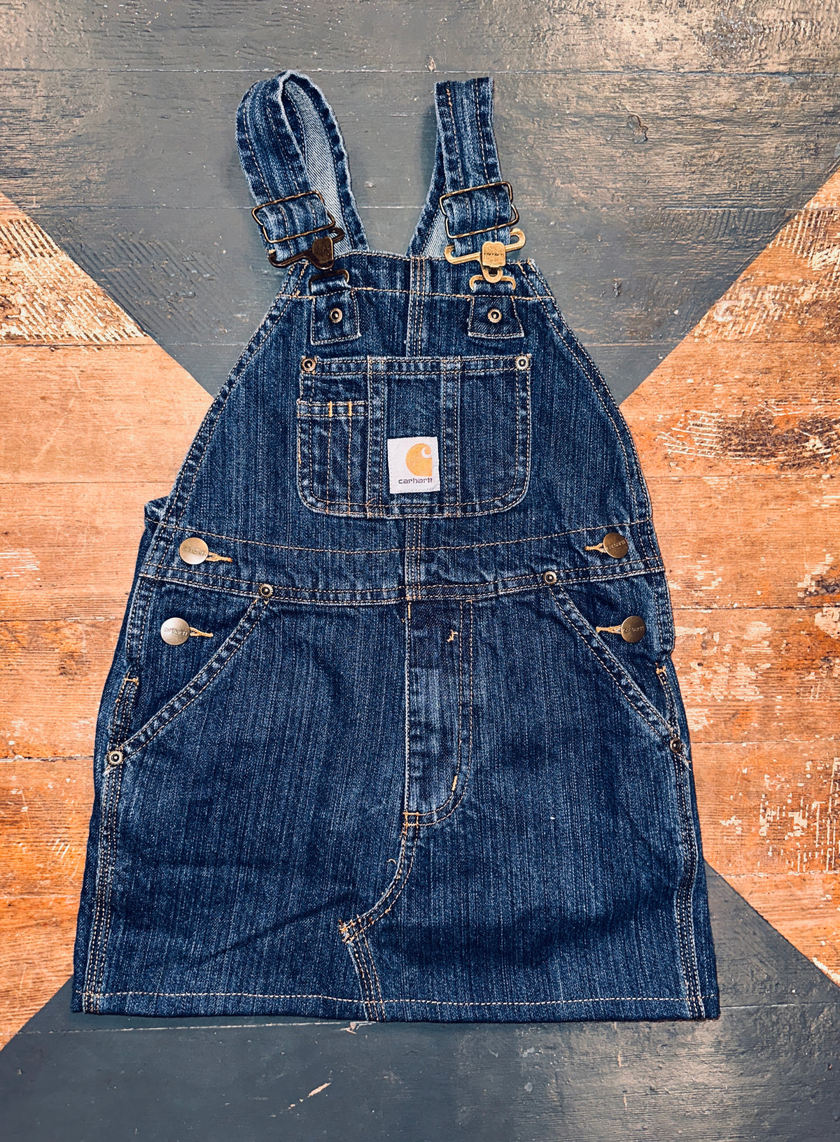 carhartt denim dress Carhartt Wip Charlotte Overall Dress With Raw Hem, $128 | Asos